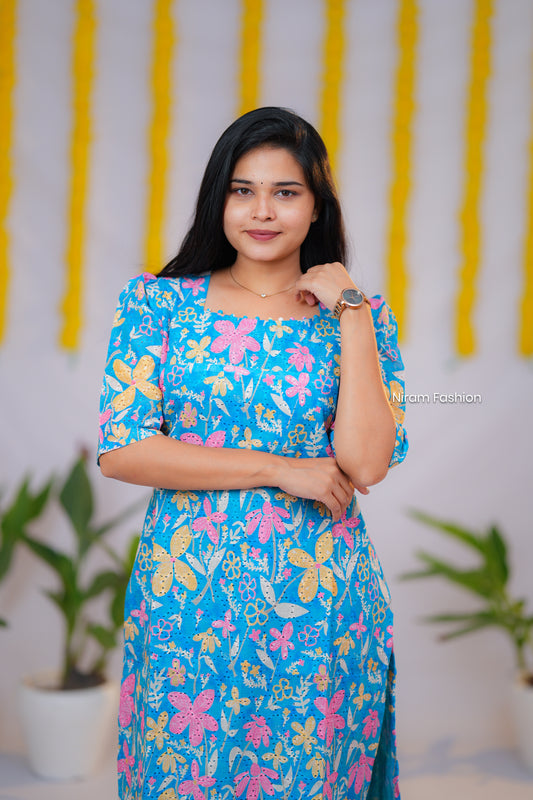 Nila casual hakoba straight kurti