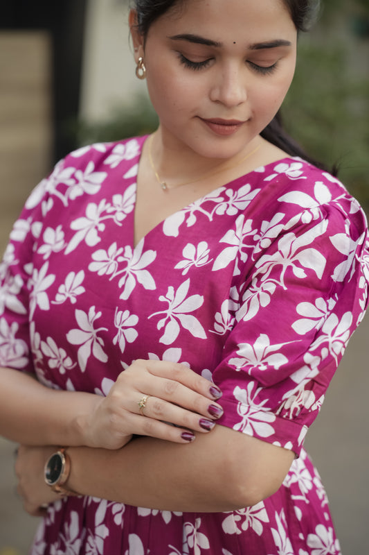 Elegant Peplum Tops - Pink