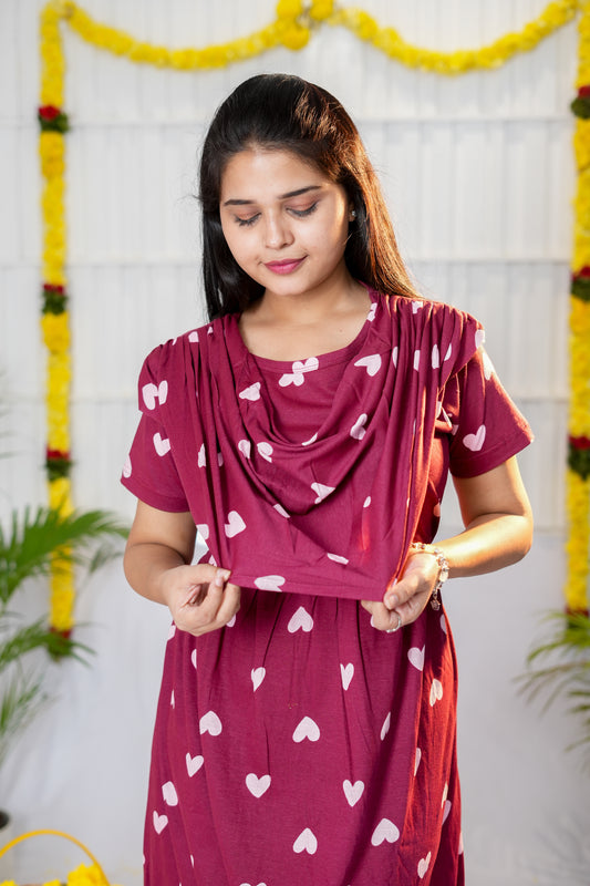 Boomi zipless maternity with shawl