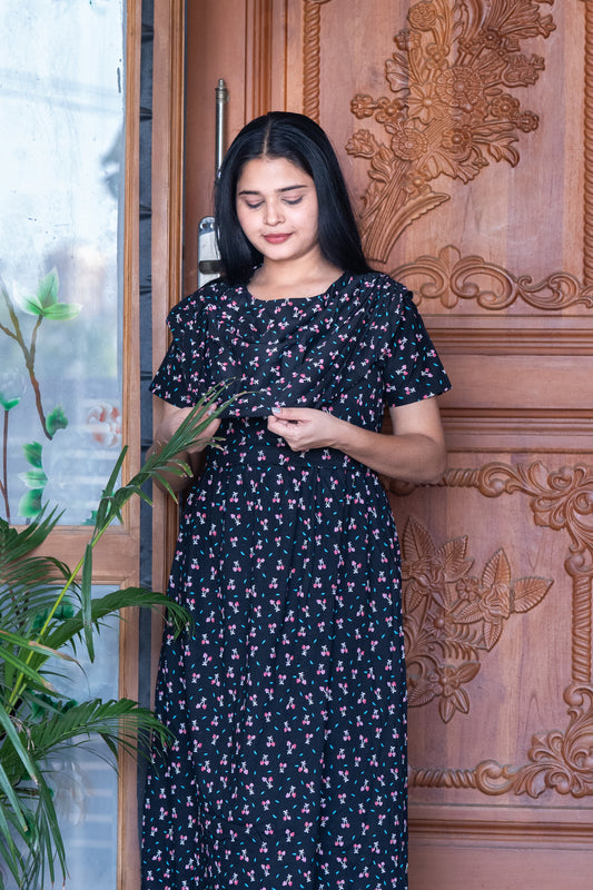 Suhana 2 premium shawl type maternity lounge wear