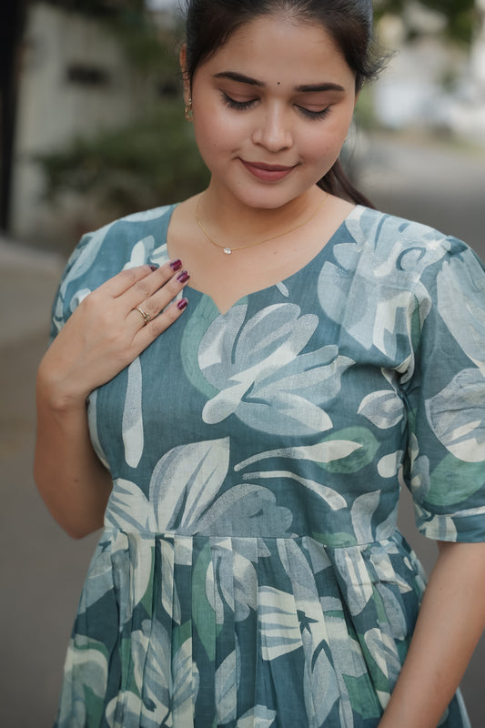 Elegant Peplum Tops - Gray