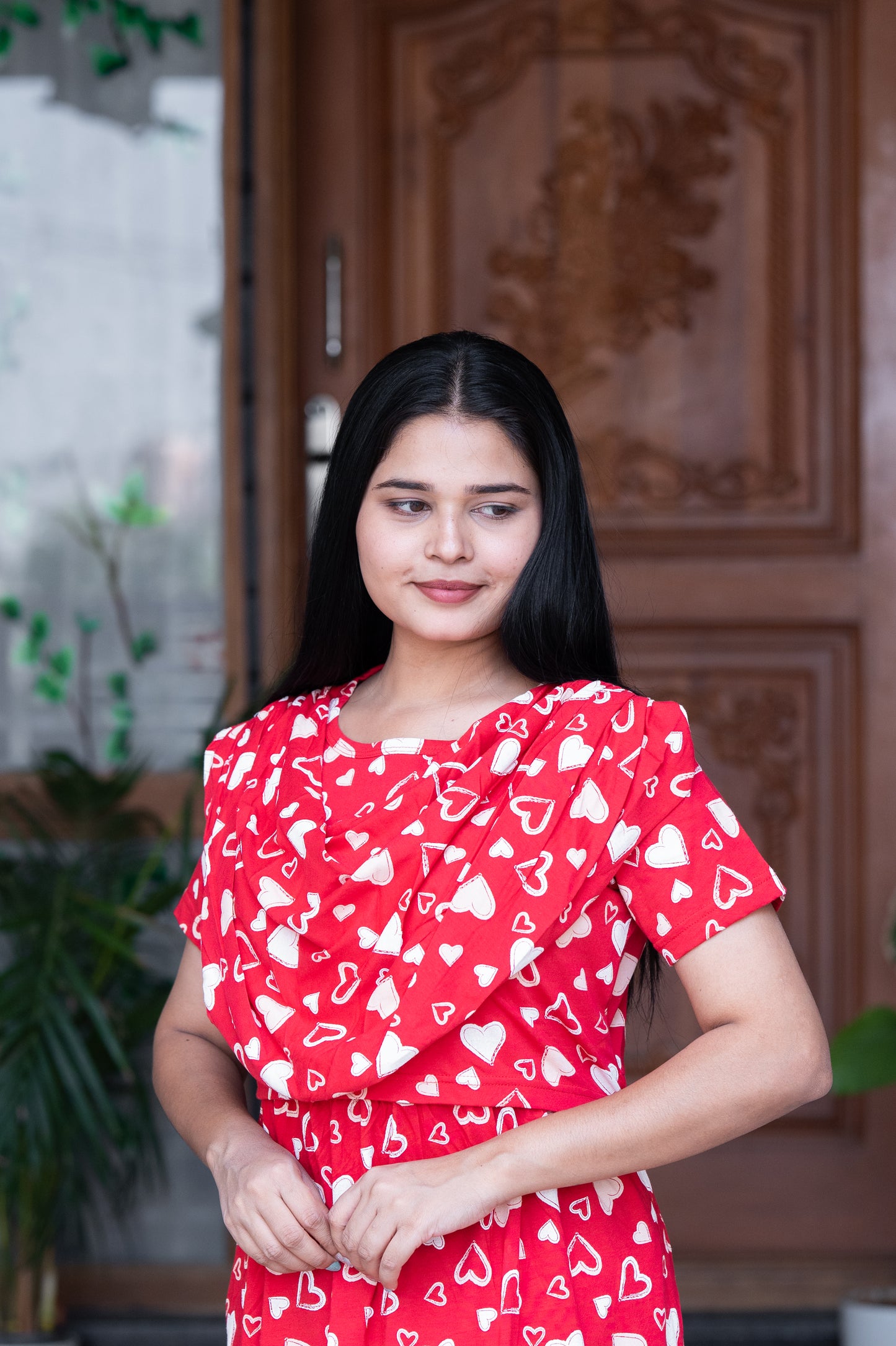 Suhana 1 premium shawl type maternity lounge wear