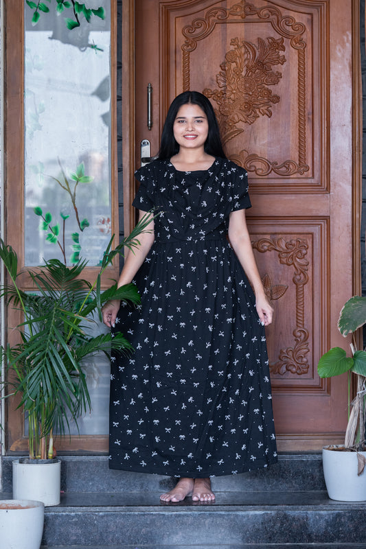 Suhana premium shawl type maternity lounge wear