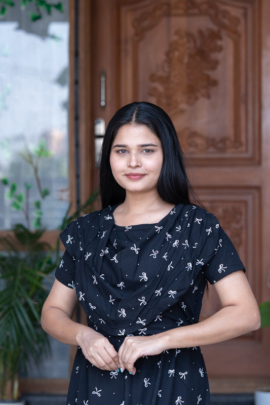 Suhana premium shawl type maternity lounge wear