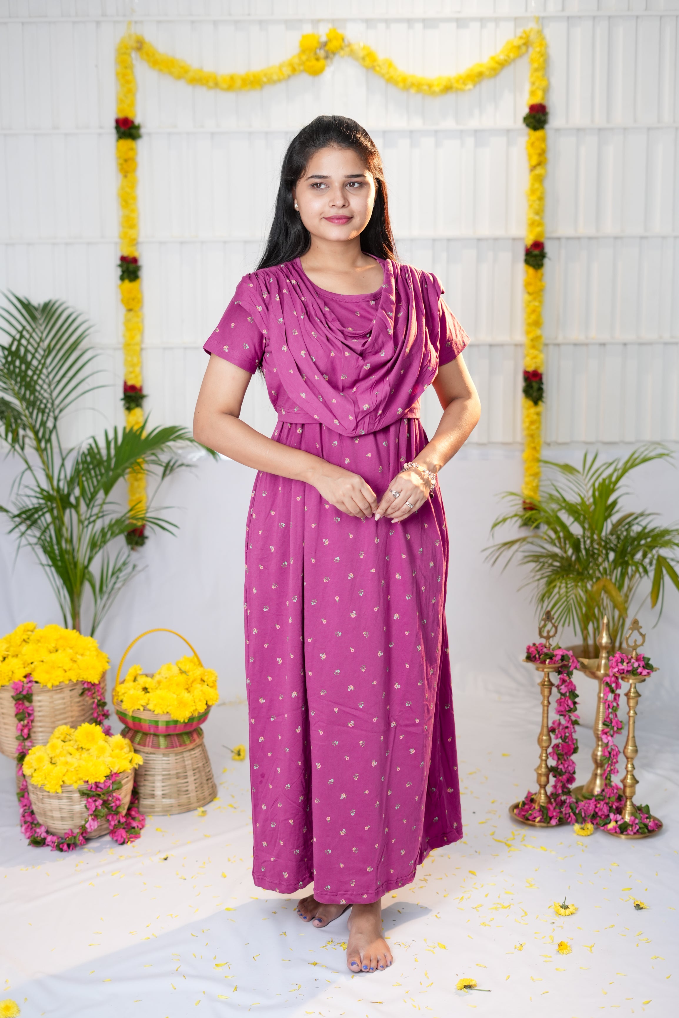 Prisha zipless maternity with shawl