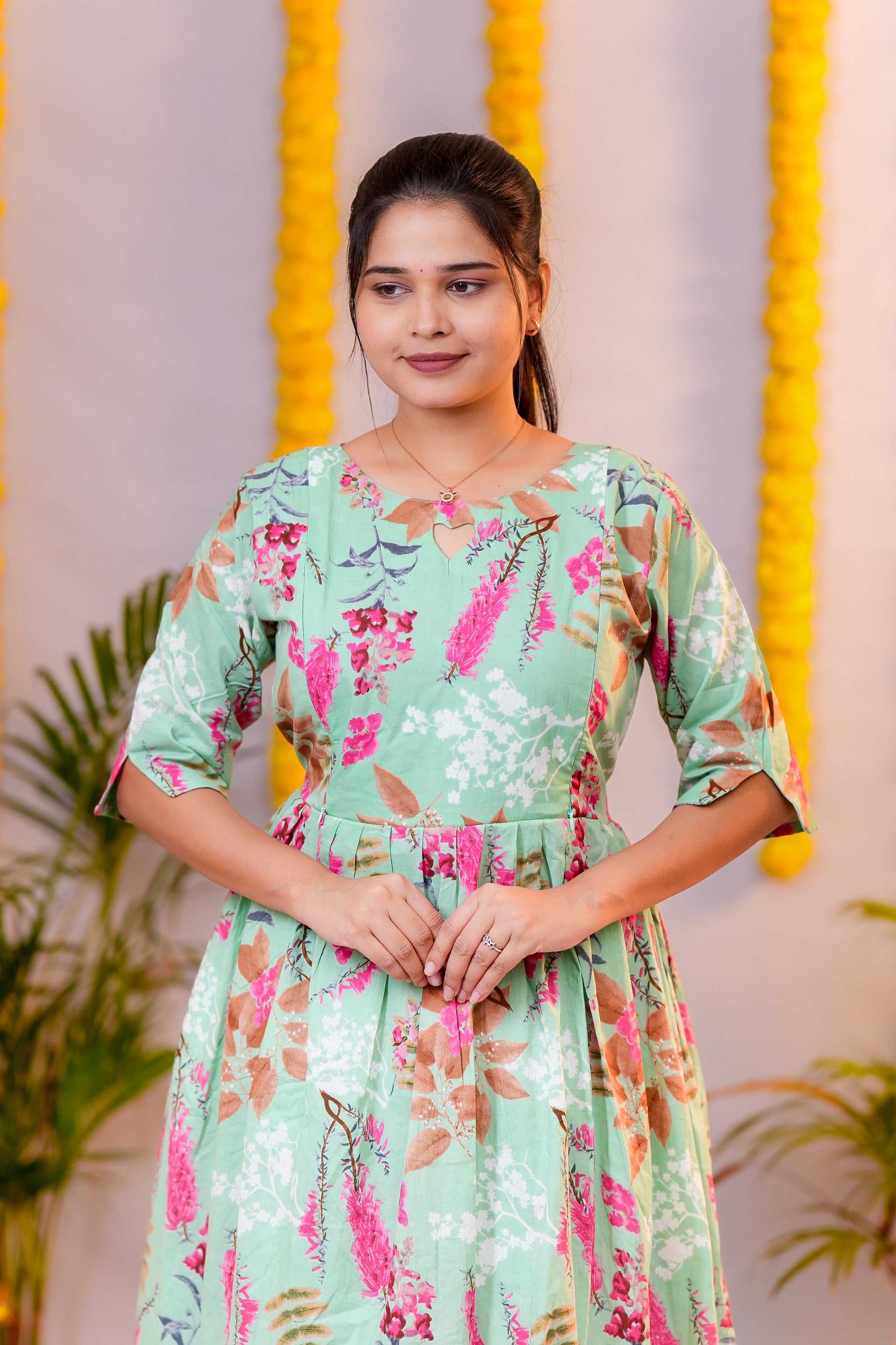 Samantha premium maternity cotton kurti