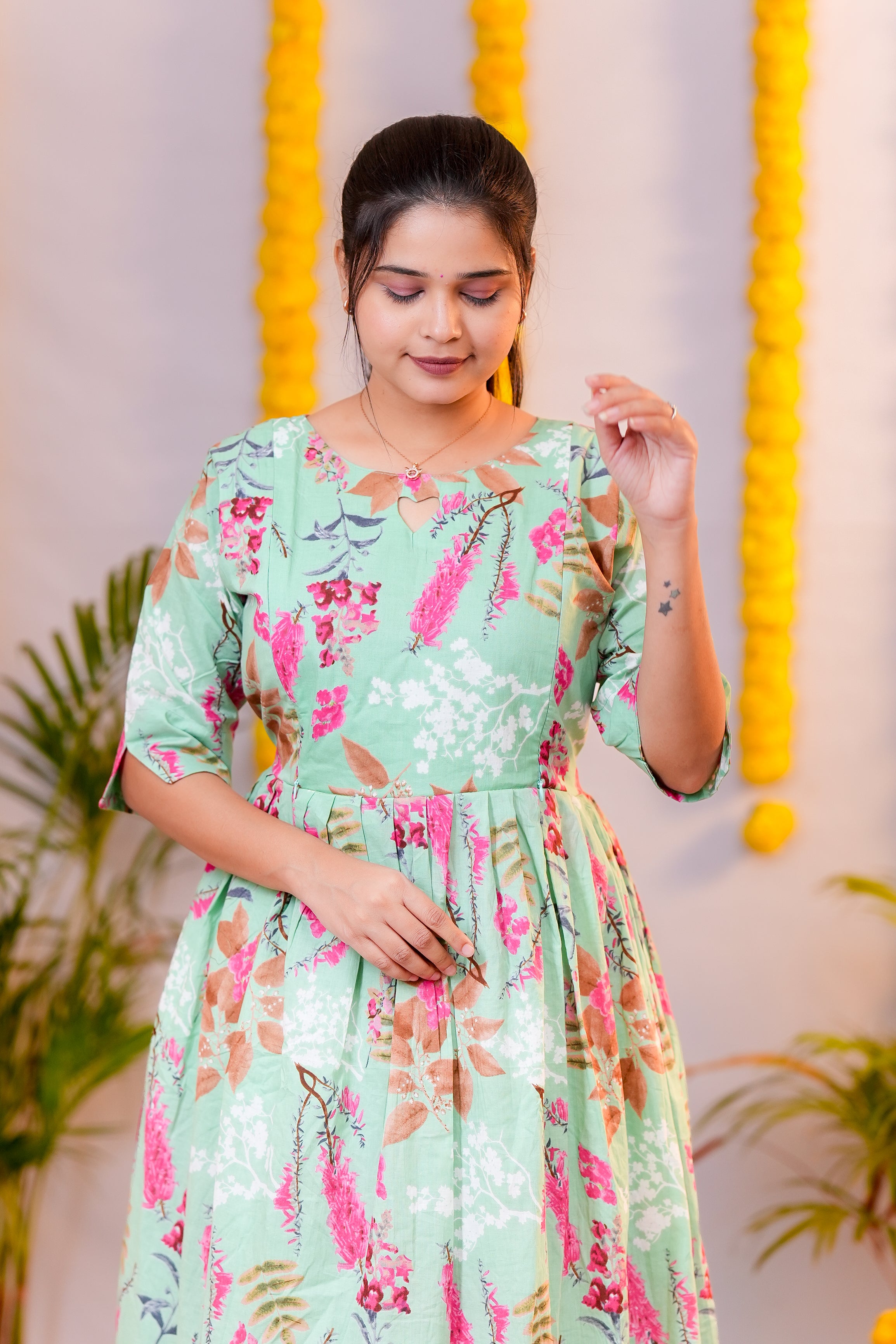 Samantha premium maternity cotton kurti