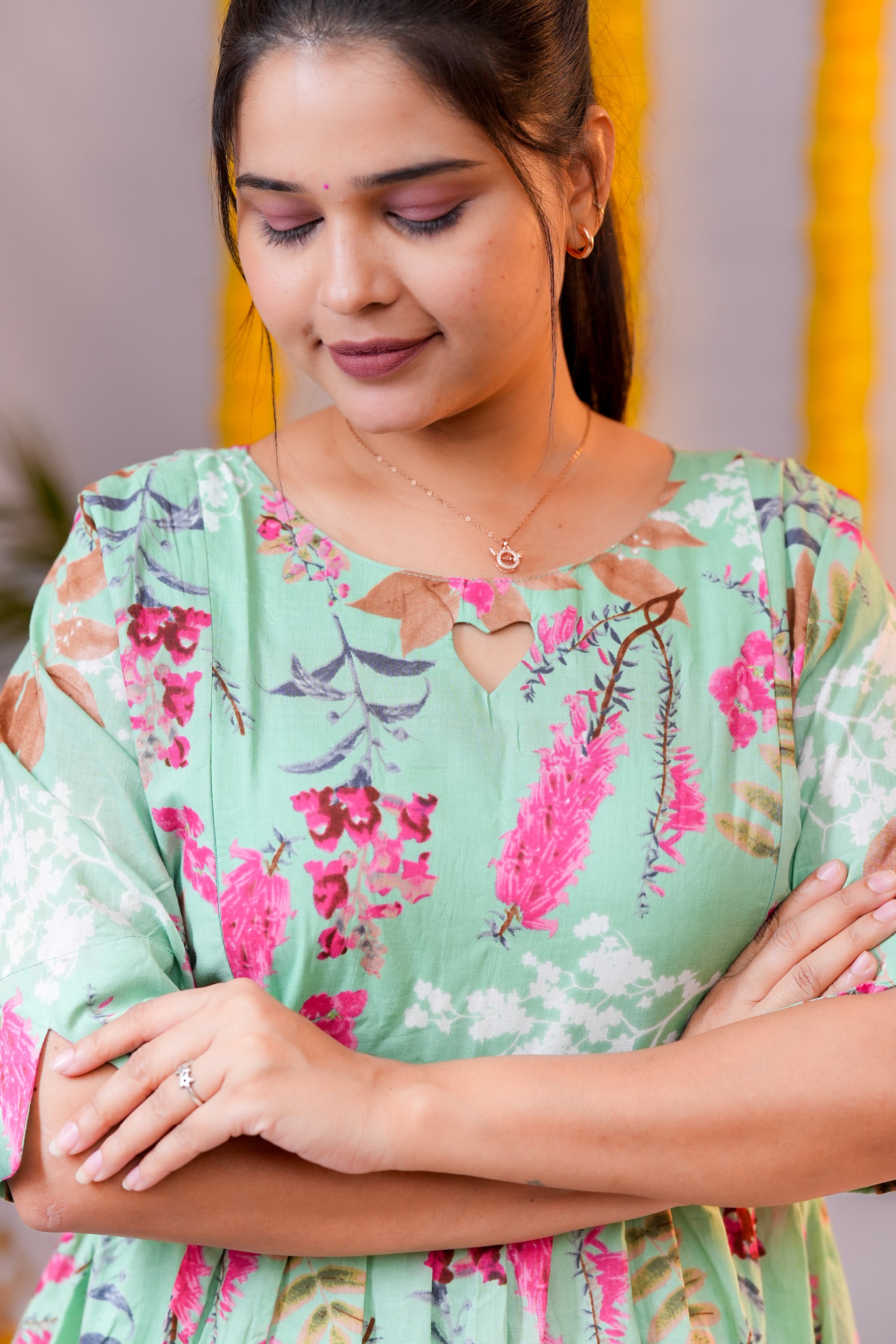 Samantha premium maternity cotton kurti