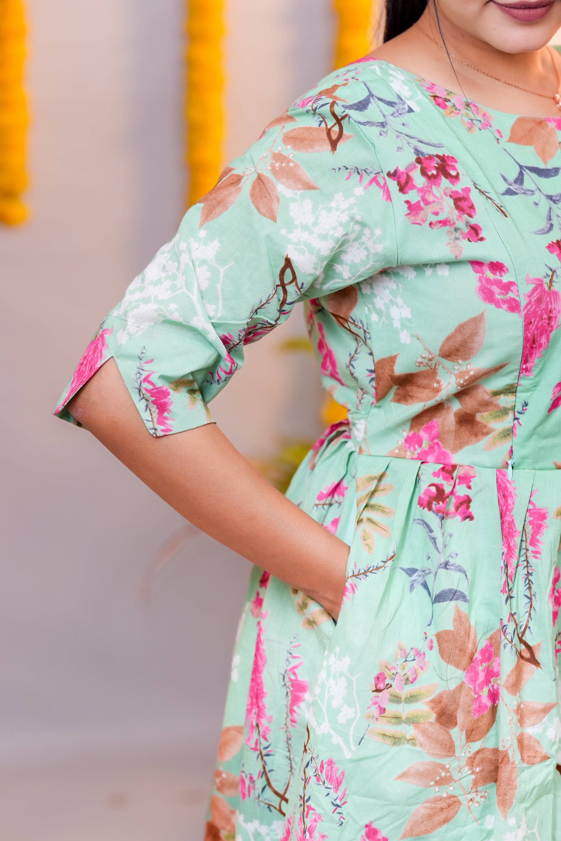 Samantha premium maternity cotton kurti