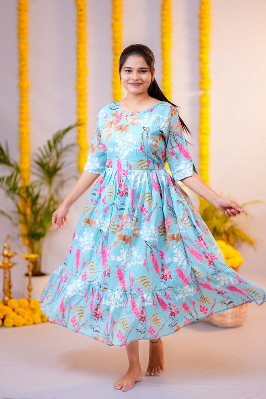 Samantha 2 premium cotton maternity kurti