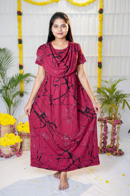 Victoria zipless maternity shawl