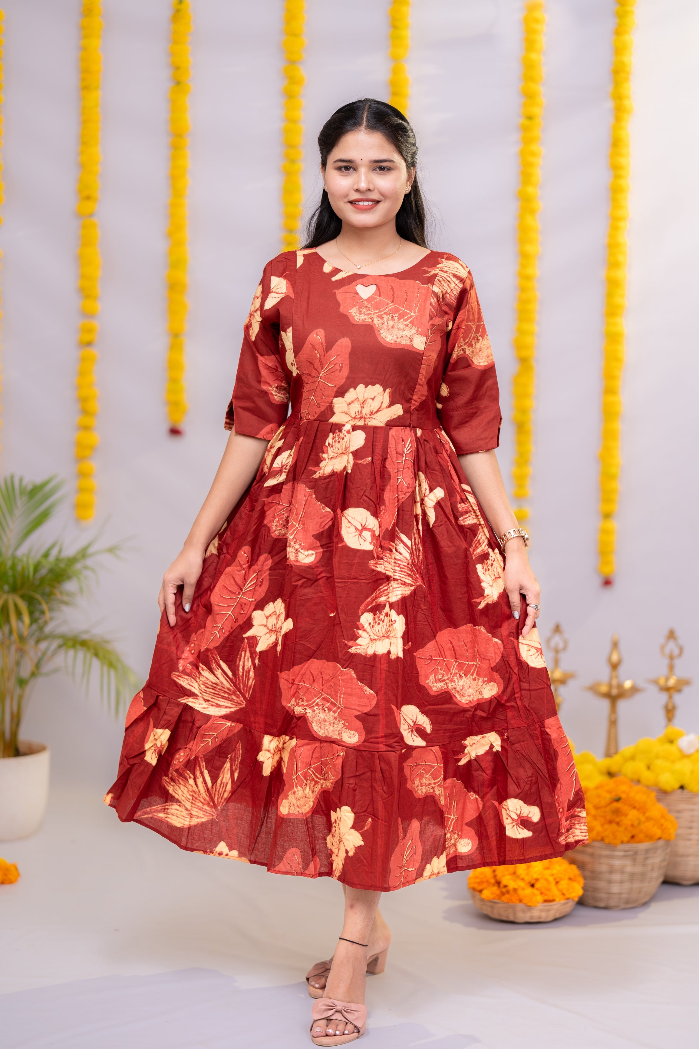 Pavi premium cotton maternity kurti