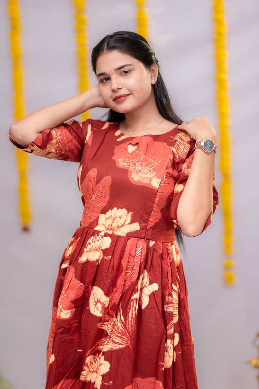 Pavi premium cotton maternity kurti