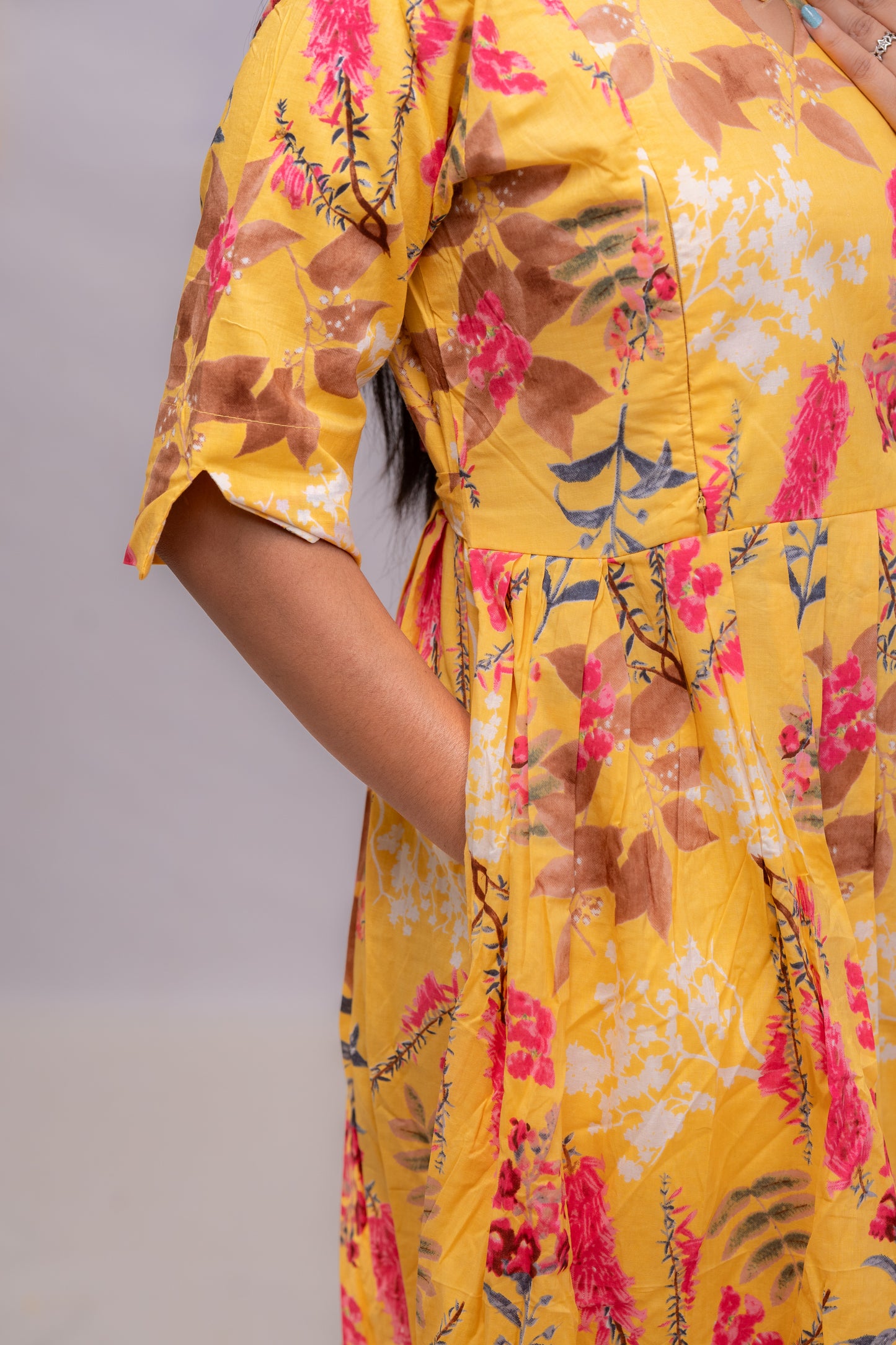 Pavi premium cotton maternity kurti