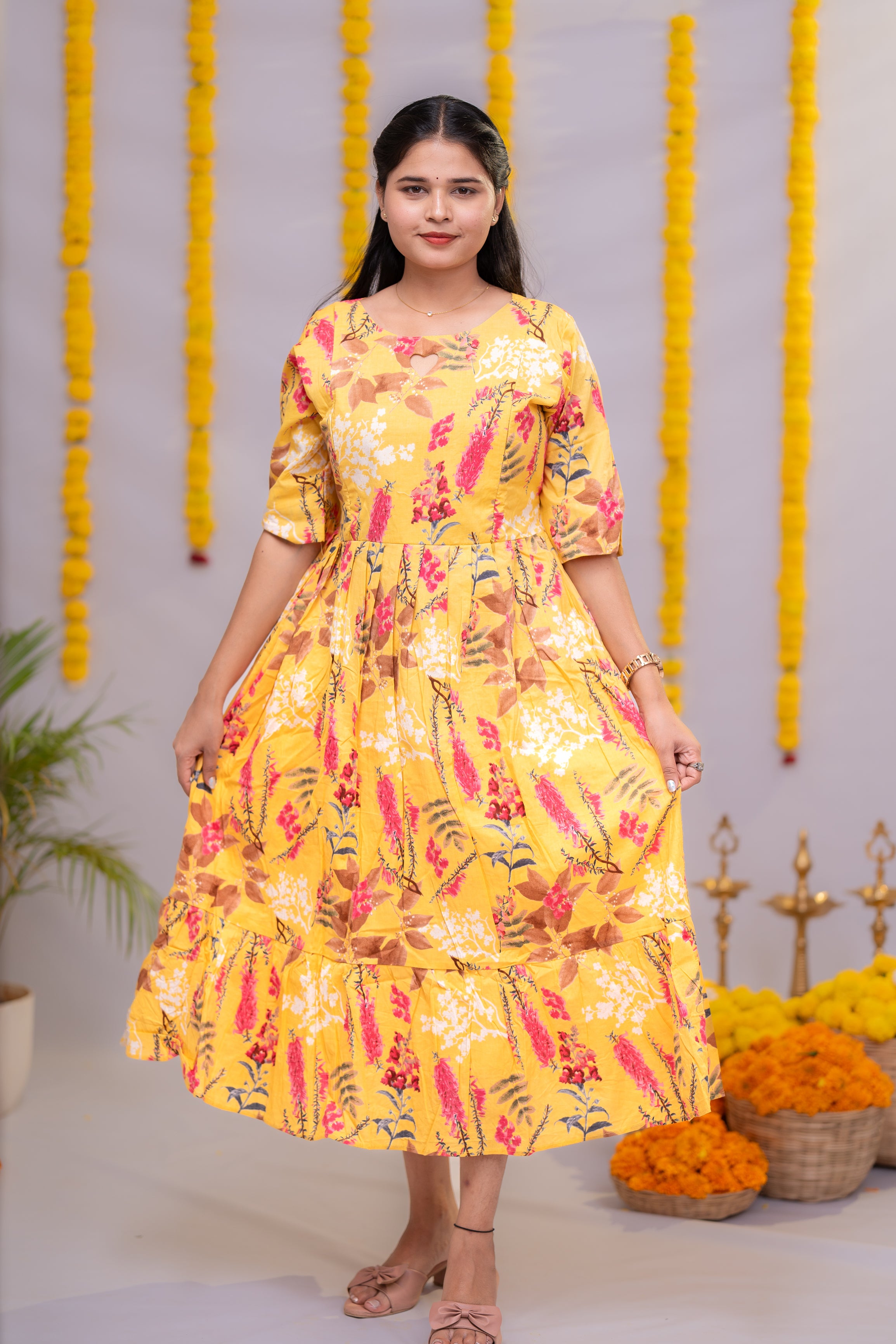 Pavi premium cotton maternity kurti