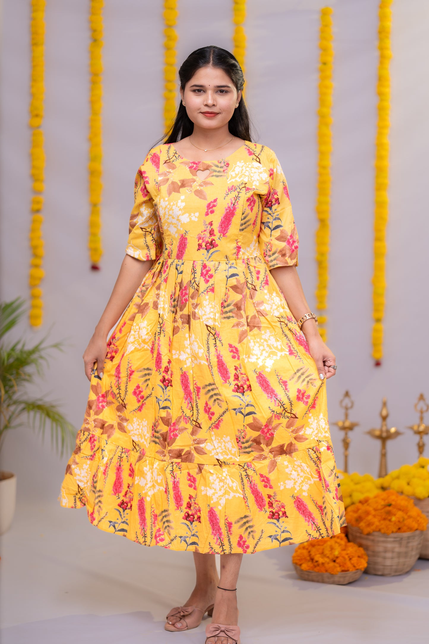 Pavi premium cotton maternity kurti