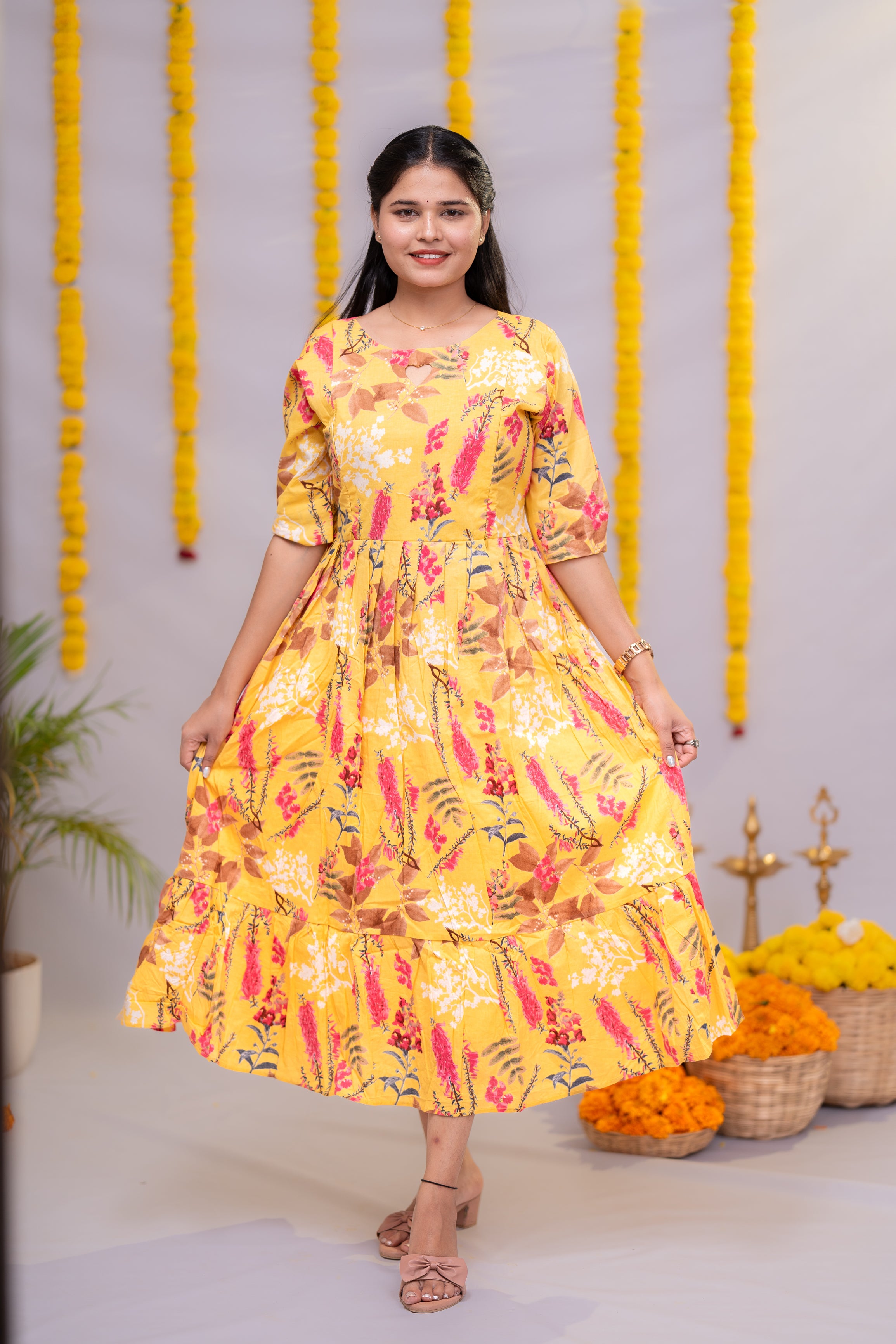 Pavi premium cotton maternity kurti