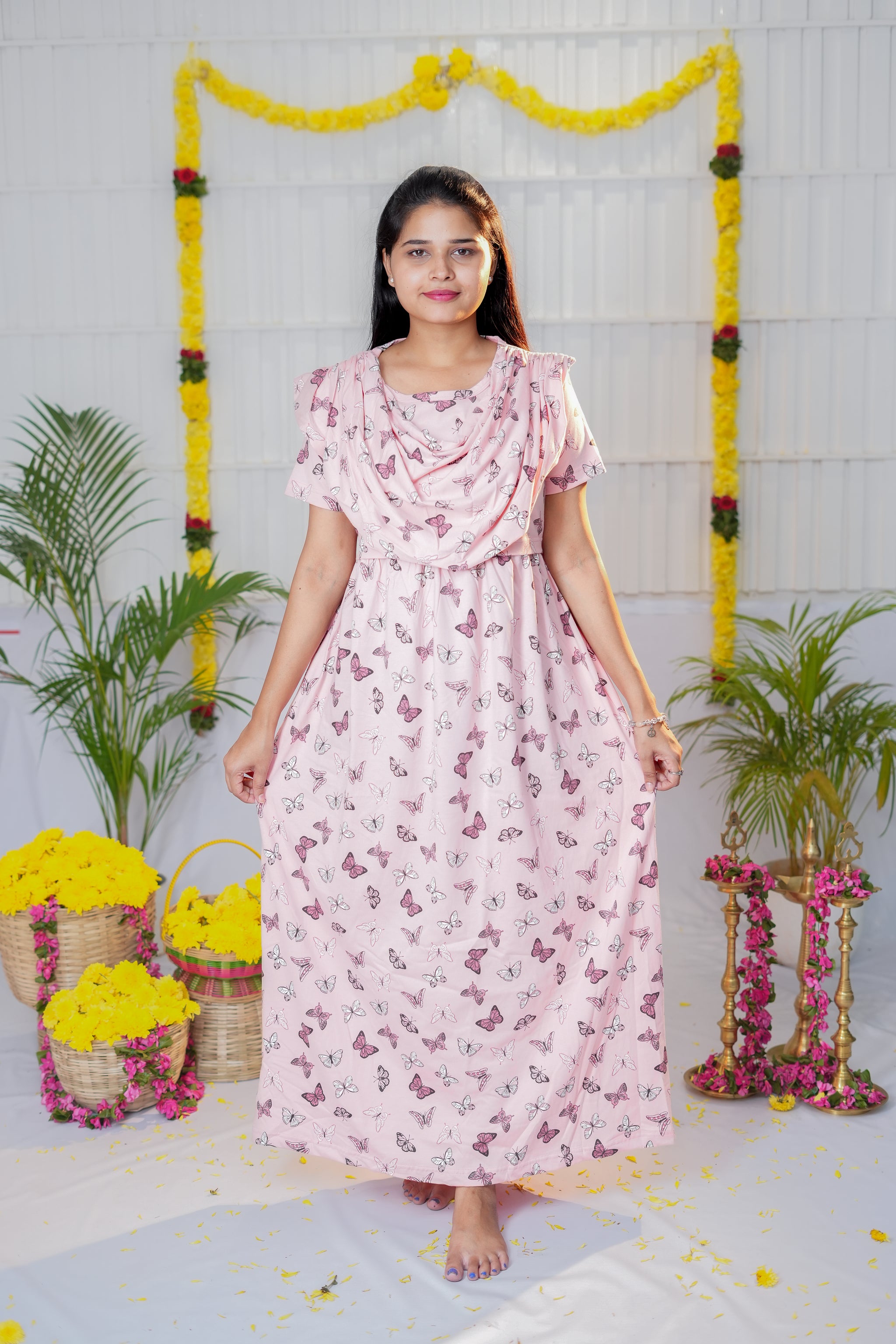 Alina zipless maternity with shawl