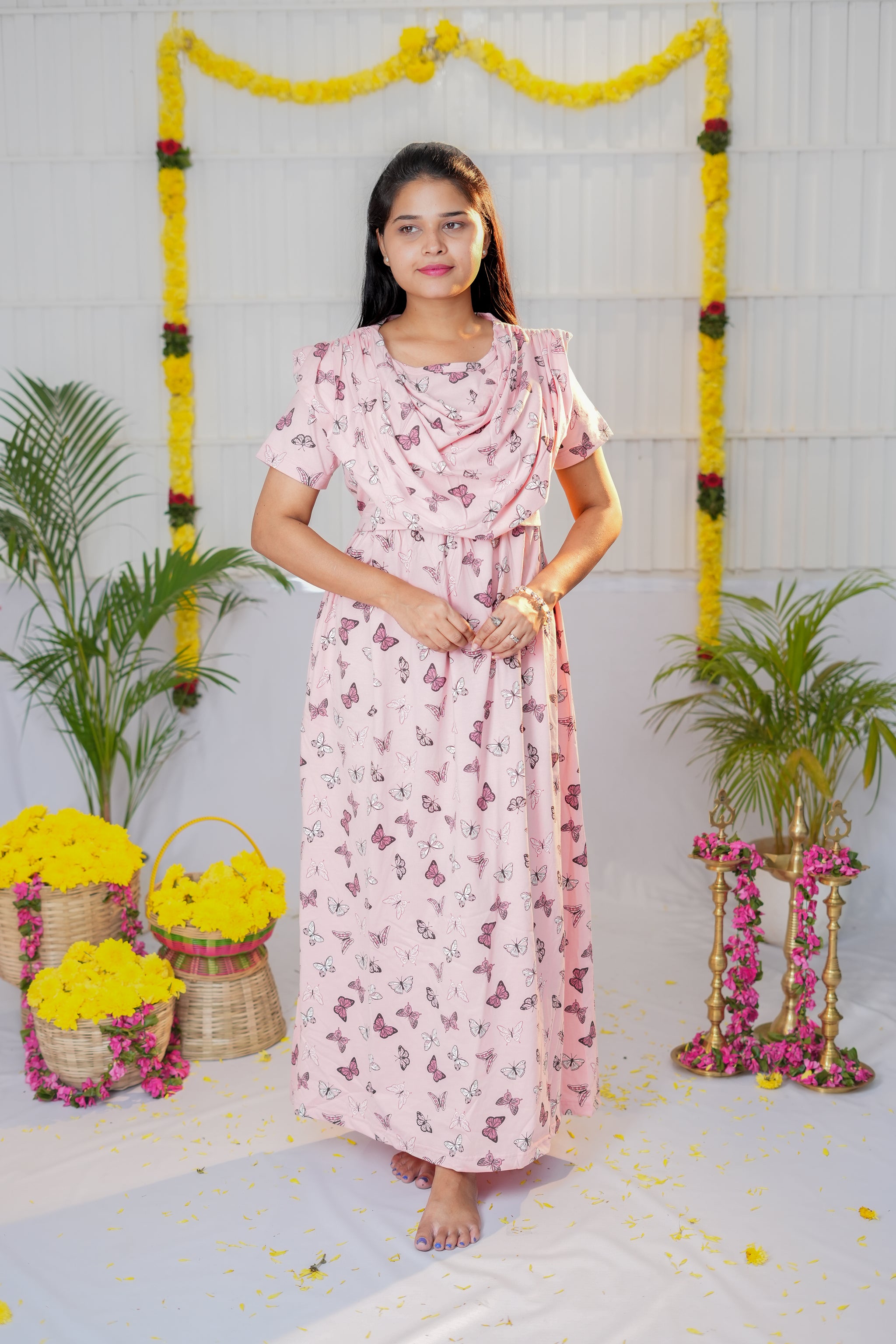 Alina zipless maternity with shawl