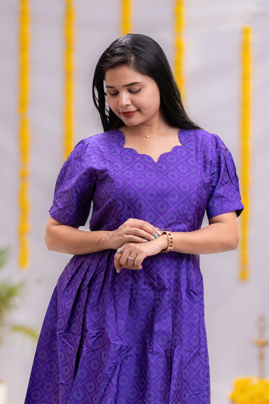 Meera premium semi silk maternity kurti