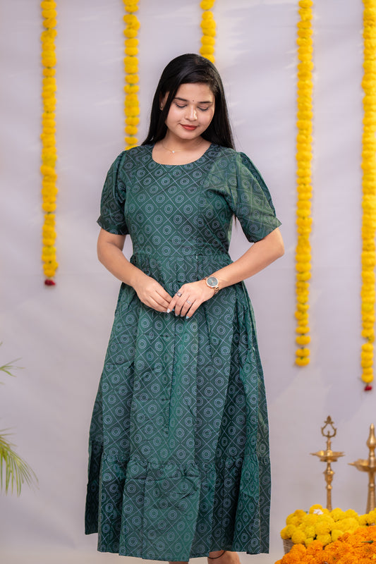 Meera premium semi silk maternity kurti