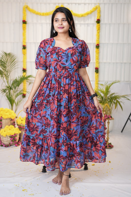 Naina maternity premium georgette kurthis