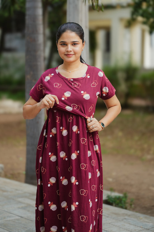 Magizhini premium zipless maternity loungewear