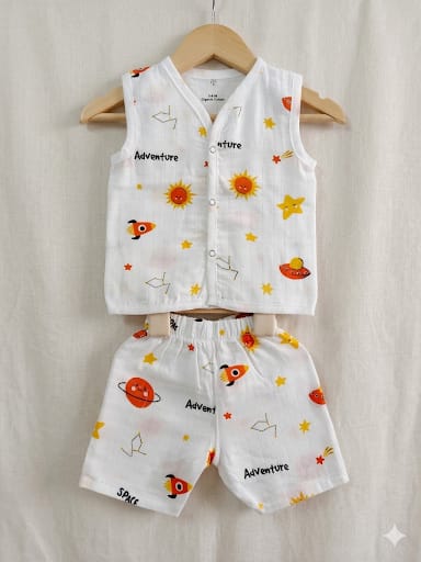 Sun muslin co_ord set