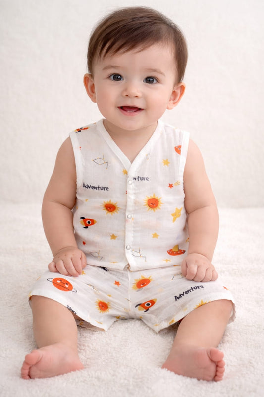 Sun muslin co_ord set