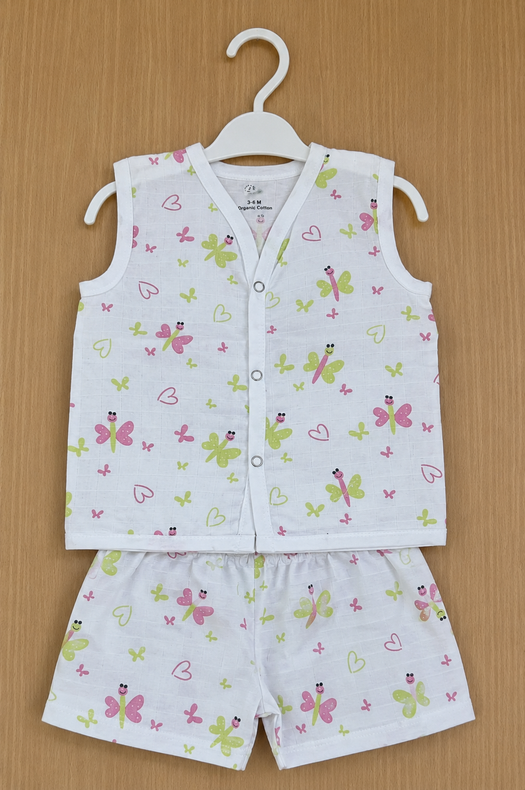 Butterfly muslin co_ord set