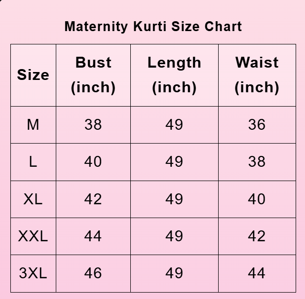 Narpavi premium cotton maternity kurti